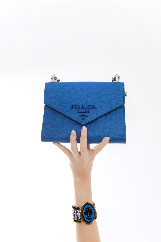 Bolsa da prada azul