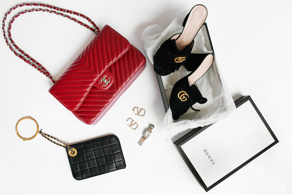 Imagem das marcas femininas de luxo